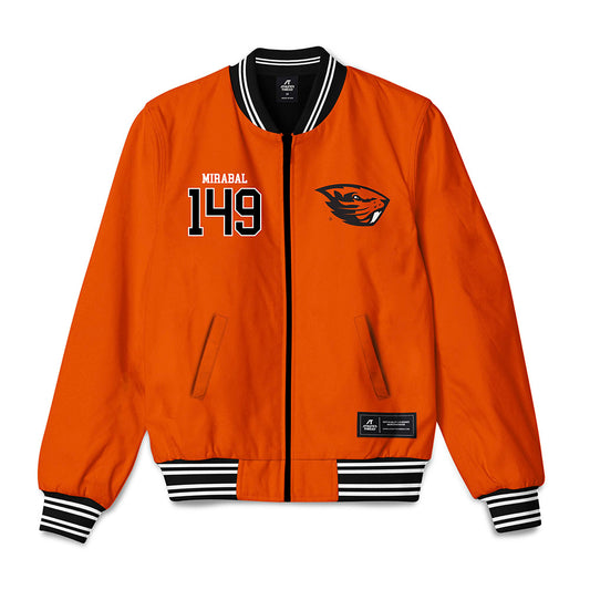 Oregon State - NCAA Wrestling : Moses Mirabal - Bomber Jacket-0