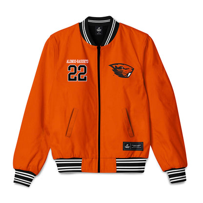 Oregon State - NCAA Women's Basketball : Lara Alonso-Basurto - Bomber Jacket-0