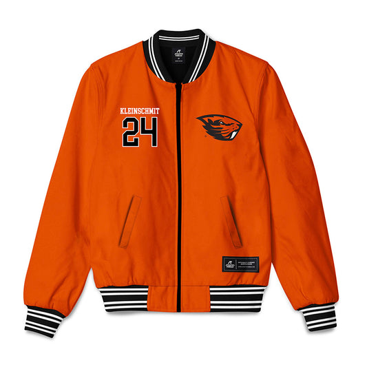 Oregon State - NCAA Baseball : Ethan Kleinschmit - Bomber Jacket-0