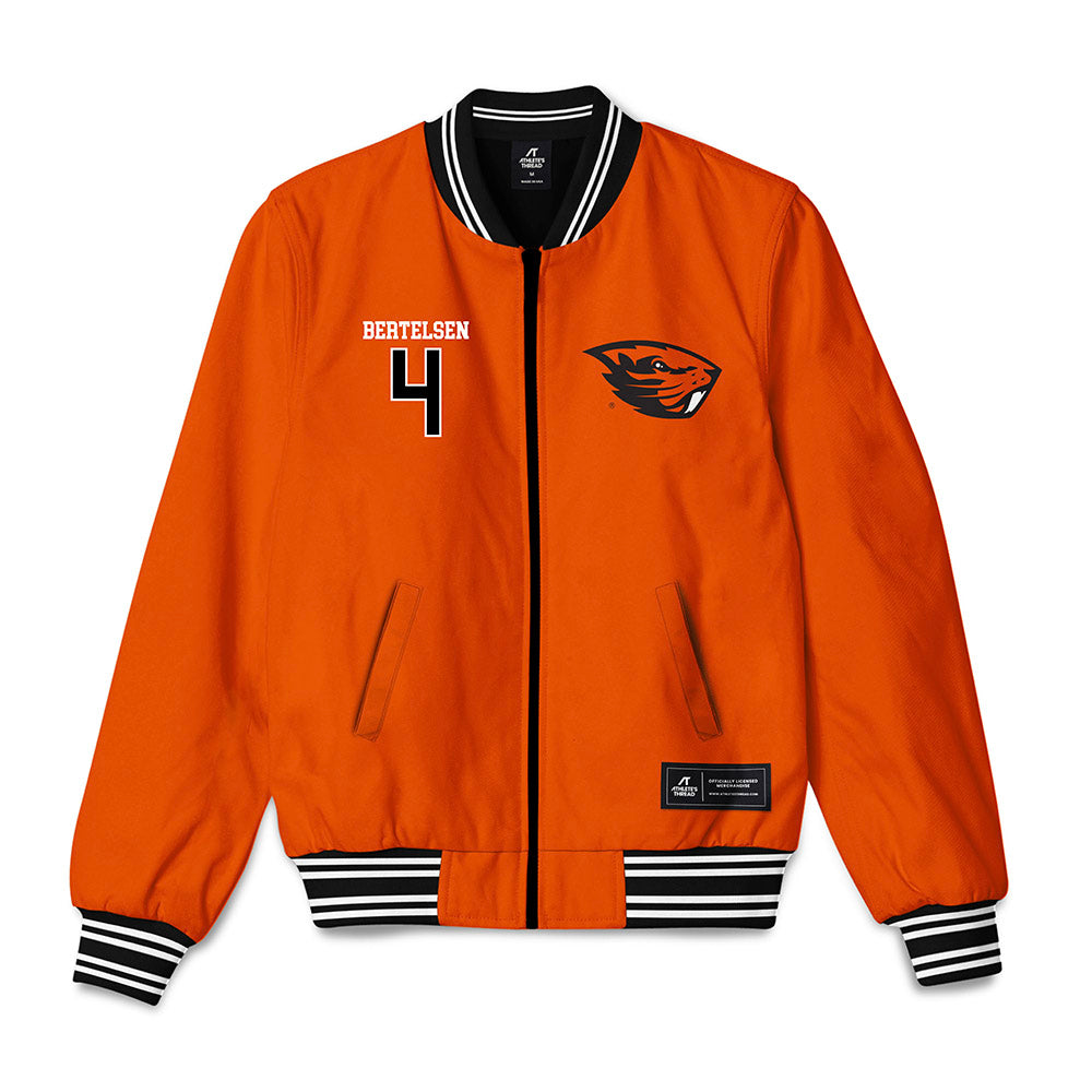 Oregon State - NCAA Women's Volleyball : Isabel Bertelsen - Bomber Jacket-0
