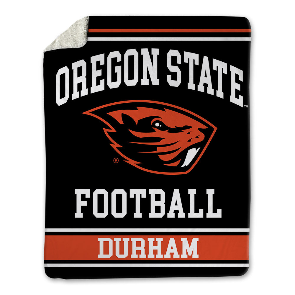 Oregon State - NCAA Football : Jermaine Durham - Blanket-0