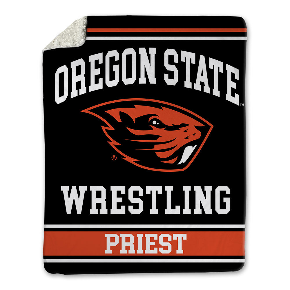 Oregon State - NCAA Wrestling : Beau Priest - Blanket-0