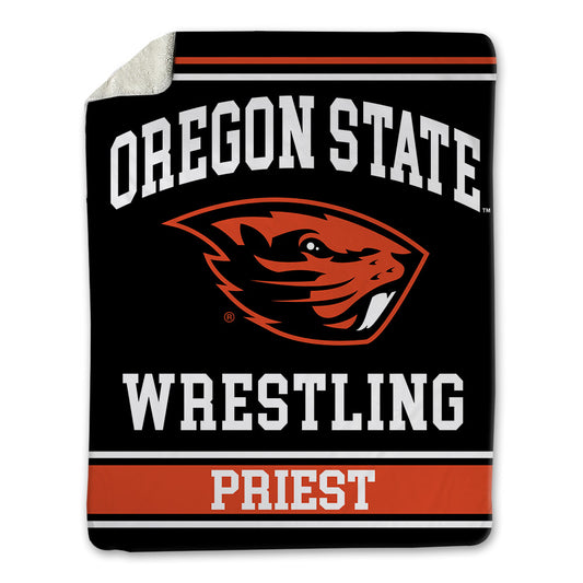 Oregon State - NCAA Wrestling : Beau Priest - Blanket-0