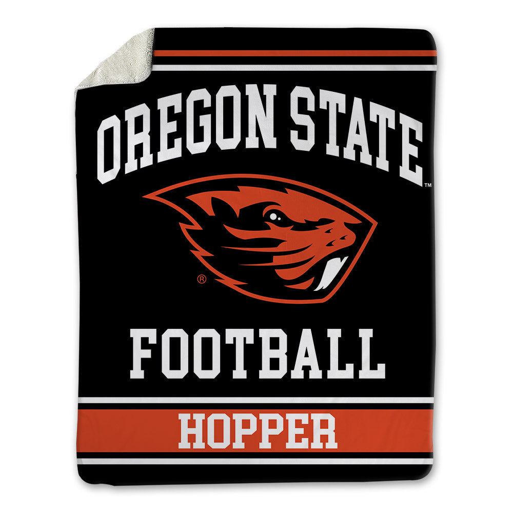 Oregon State - NCAA Football : Tyjai Hopper - Blanket-0