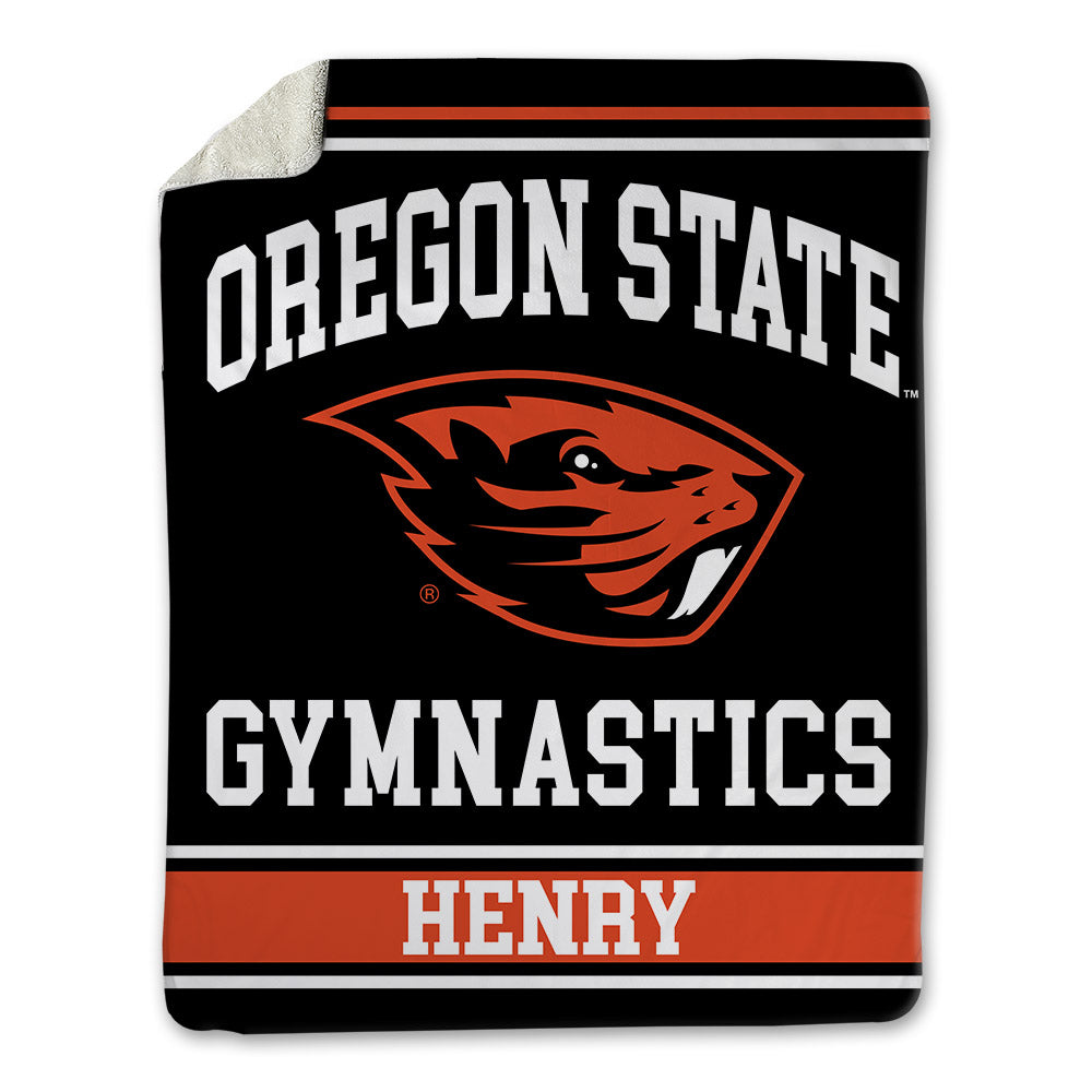 Oregon State - NCAA Women's Gymnastics : Sophia Henry - Blanket-0
