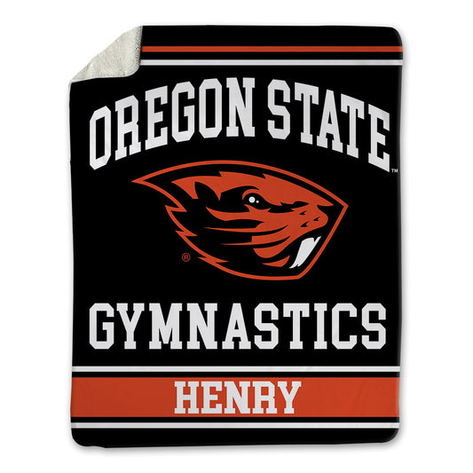 Oregon State - NCAA Women's Gymnastics : Sophia Henry - Blanket-0