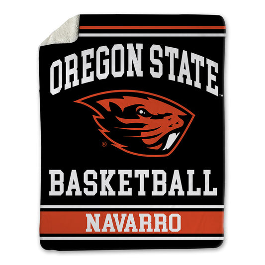 Oregon State - NCAA Women's Basketball : Lucia Navarro - Blanket-0