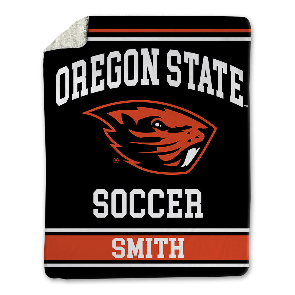 Oregon State - NCAA Women's Soccer : Abby Smith - Blanket-0