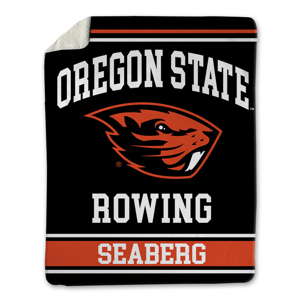 Oregon State - NCAA Women's Rowing : Kari Seaberg - Blanket-0