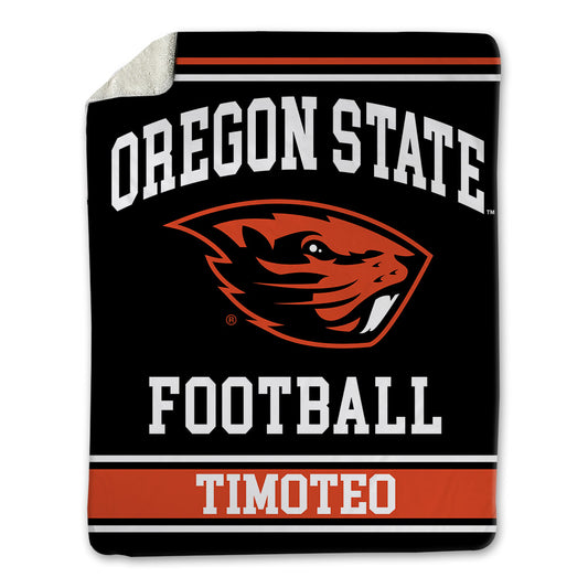 Oregon State - NCAA Football : Josiah Timoteo - Blanket-0