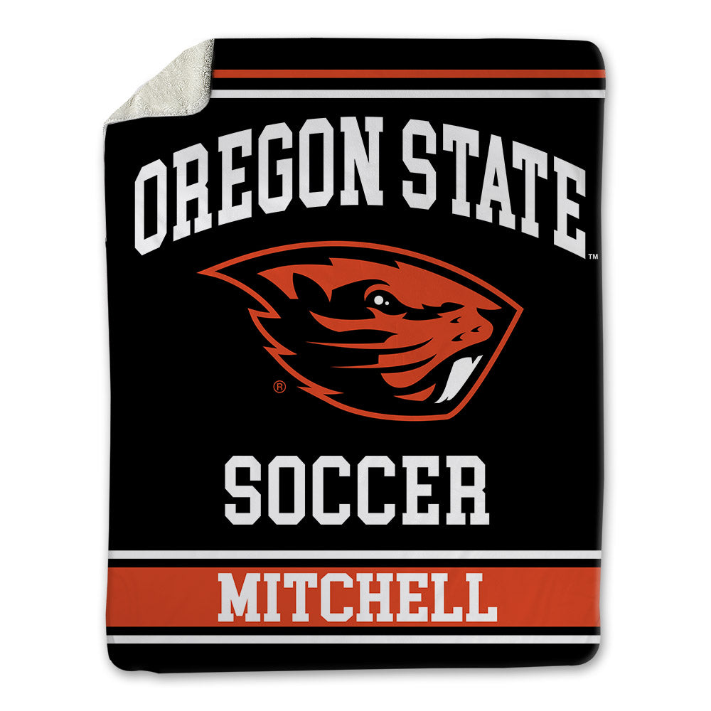 Oregon State - NCAA Women's Soccer : Keaton Mitchell - Blanket-0