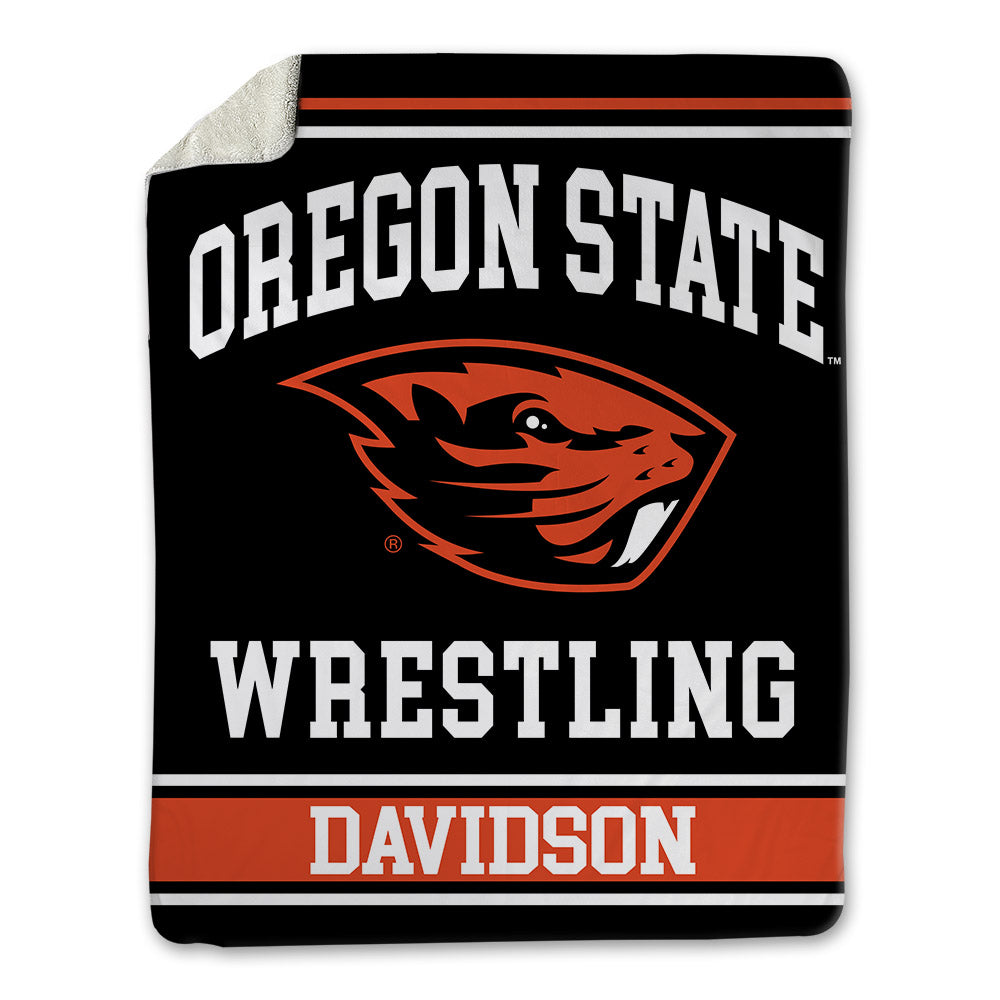 Oregon State - NCAA Wrestling : Koy Davidson - Blanket-0