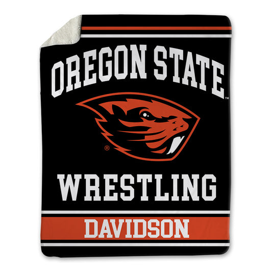 Oregon State - NCAA Wrestling : Koy Davidson - Blanket-0