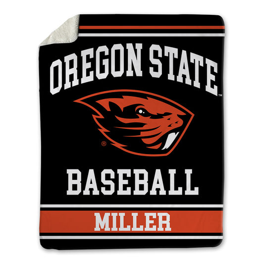 Oregon State - NCAA Baseball : Jace Miller - Blanket-0