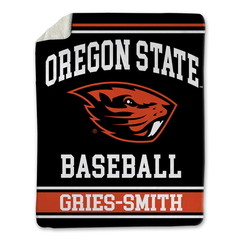 Oregon State - NCAA Baseball : Eli Gries-Smith - Blanket-0