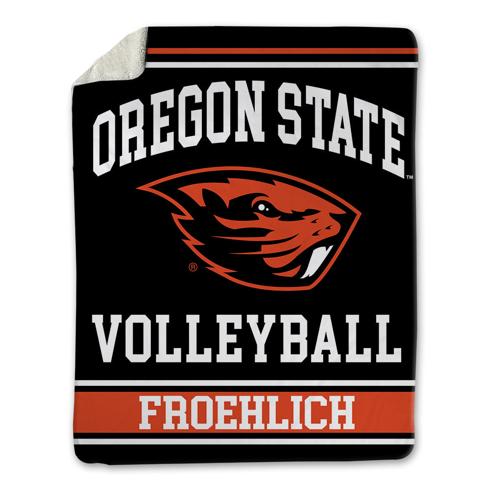 Oregon State - NCAA Women's Volleyball : AC Froehlich - Blanket-0