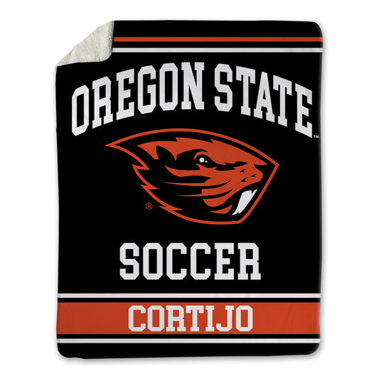 Oregon State - NCAA Men's Soccer : Fran Cortijo - Blanket-0