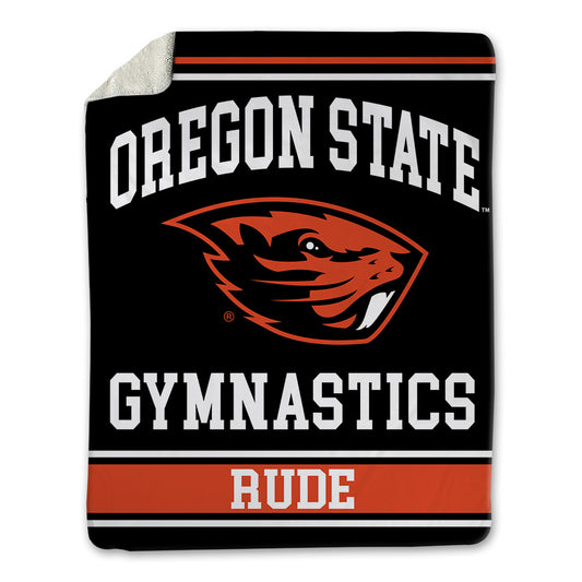 Oregon State - NCAA Women's Gymnastics : Katie Rude - Blanket-0