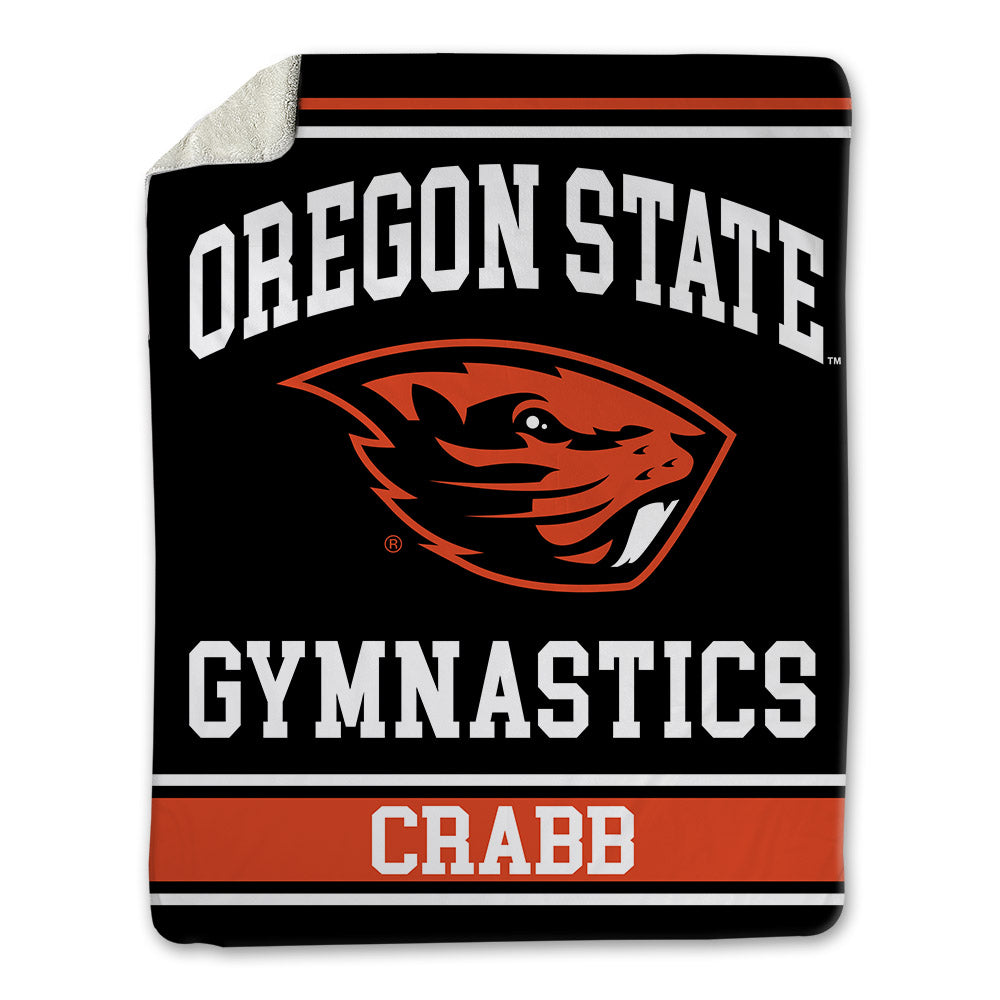 Oregon State - NCAA Women's Gymnastics : Kyanna Crabb - Blanket-0