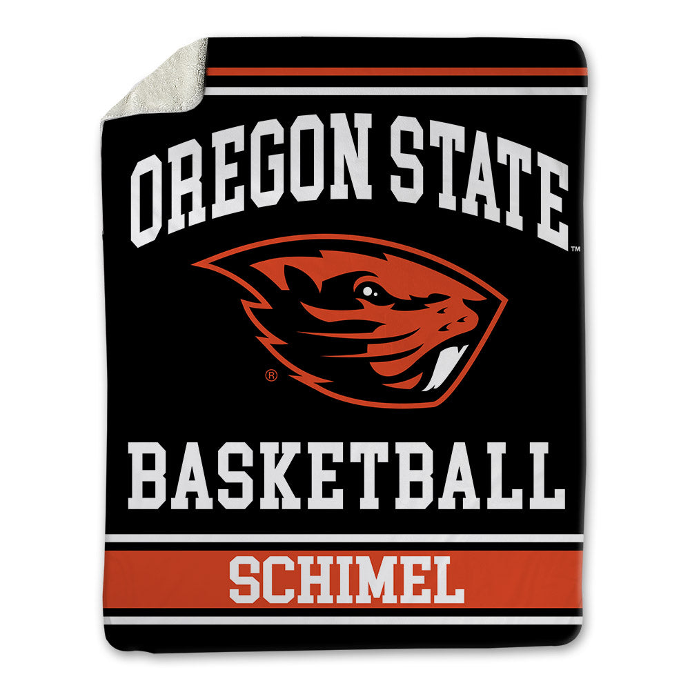 Oregon State - NCAA Women's Basketball : Ally Schimel - Blanket-0
