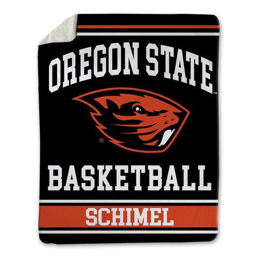 Oregon State - NCAA Women's Basketball : Ally Schimel - Blanket-0