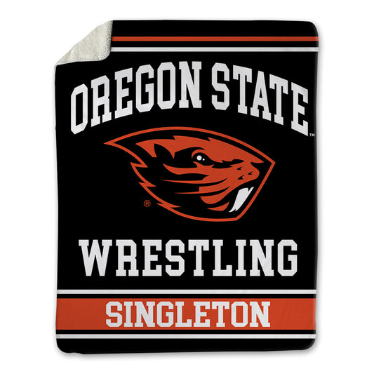 Oregon State - NCAA Wrestling : Nash Singleton - Blanket-0