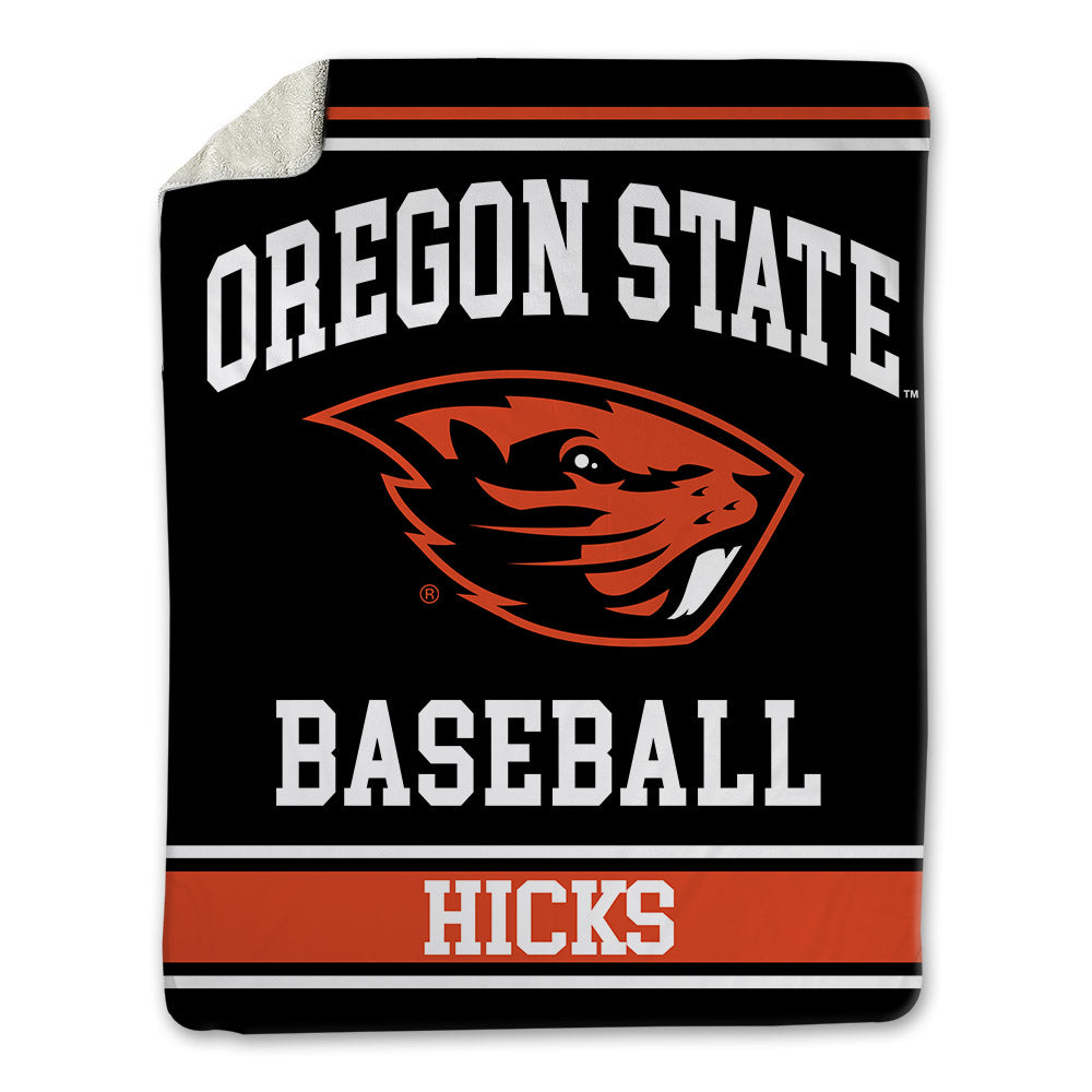 Oregon State - NCAA Baseball : Dylan Hicks - Blanket-0
