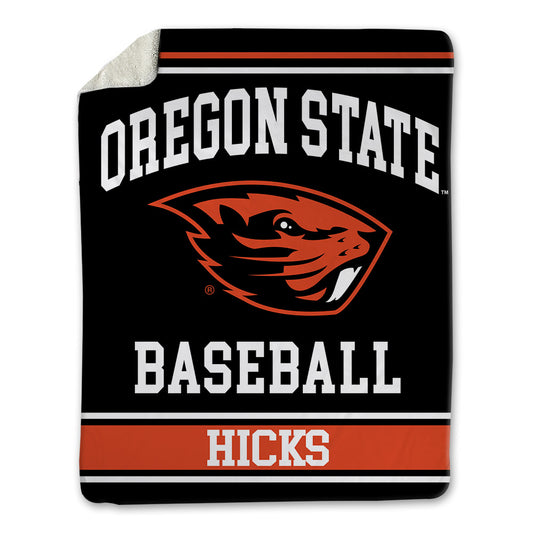 Oregon State - NCAA Baseball : Dylan Hicks - Blanket-0