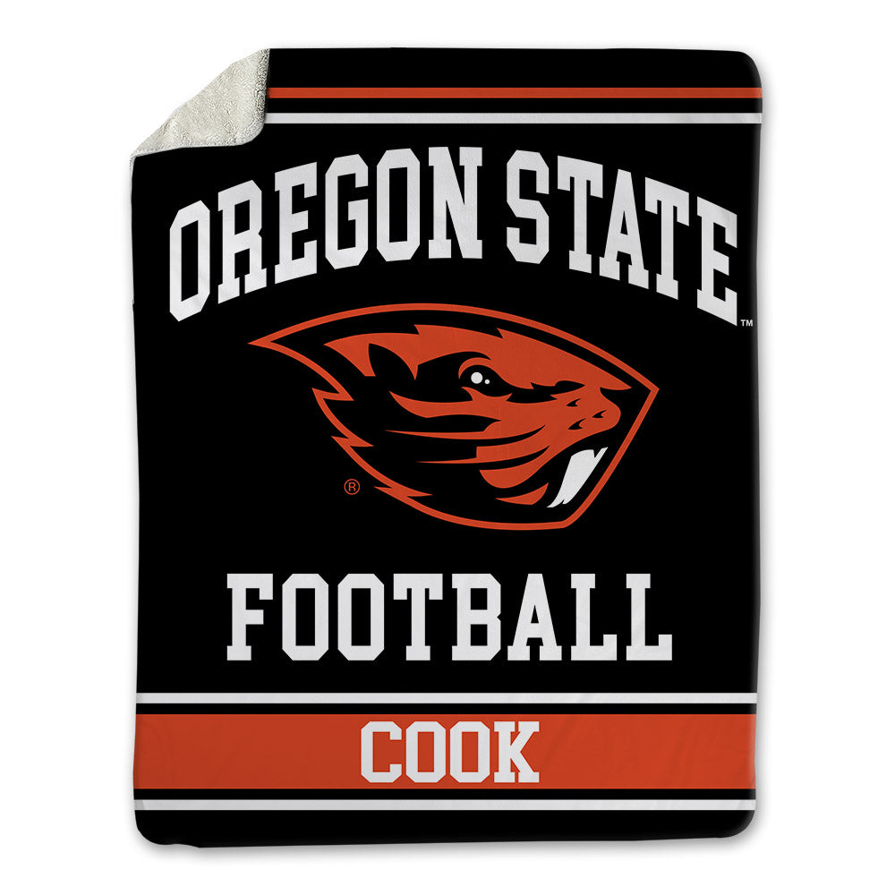 Oregon State - NCAA Football : Landon Cook - Blanket-0