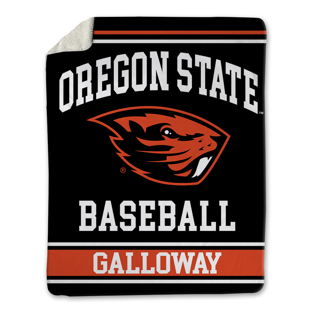 Oregon State - NCAA Baseball : Jacob Galloway - Blanket-0