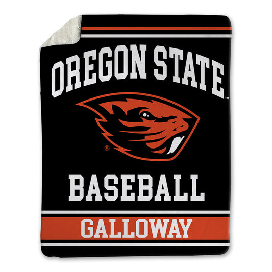 Oregon State - NCAA Baseball : Jacob Galloway - Blanket-0