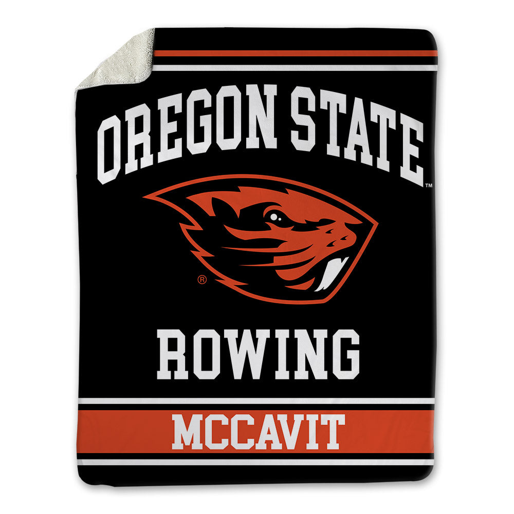 Oregon State - NCAA Men's Rowing : Luke McCavit - Blanket-0