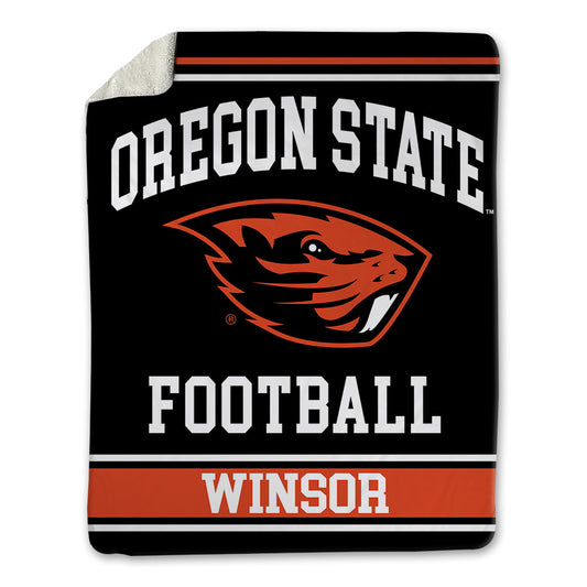Oregon State - NCAA Football : AJ Winsor - Blanket-0