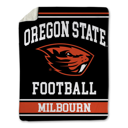 Oregon State - NCAA Football : Gabe Milbourn - Blanket-0