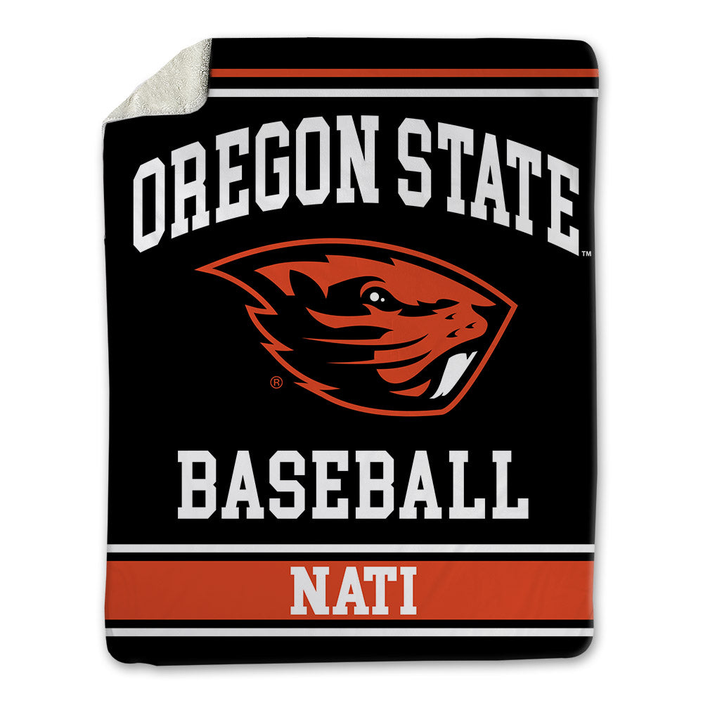 Oregon State - NCAA Baseball : Joshua Nati - Blanket-0