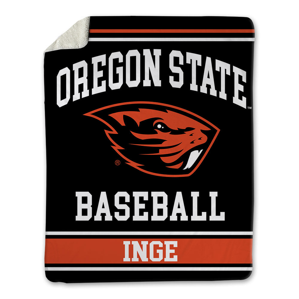 Oregon State - NCAA Baseball : Tyler Inge - Blanket-0
