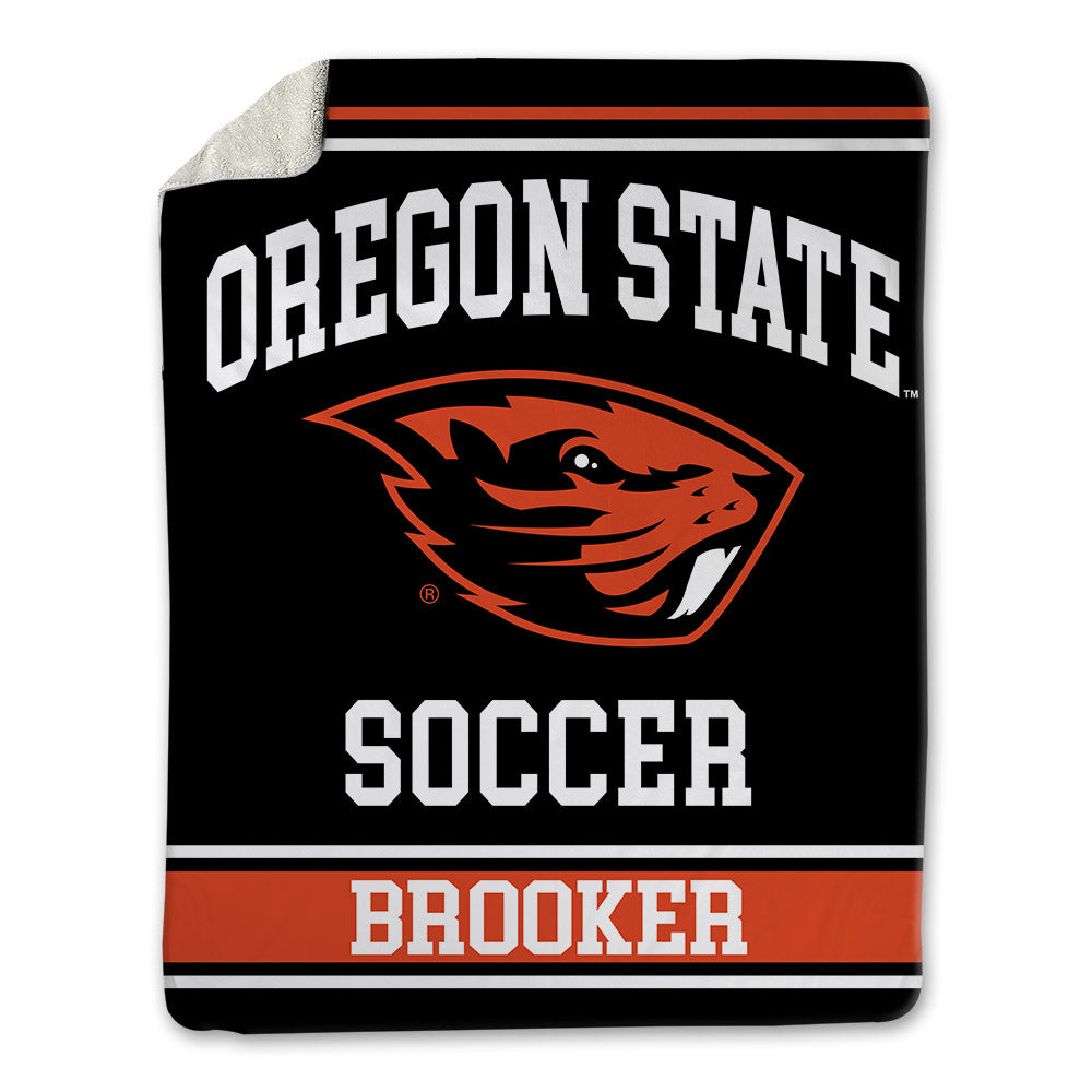 Oregon State - NCAA Women's Soccer : Libby Brooker - Blanket-0