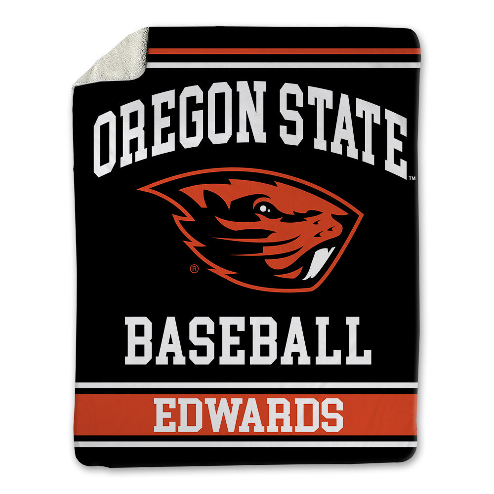Oregon State - NCAA Baseball : Zach Edwards - Blanket-0