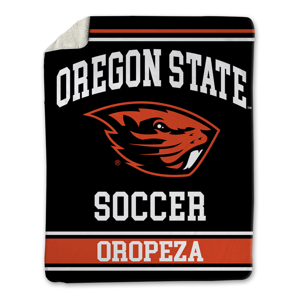 Oregon State - NCAA Women's Soccer : Leanne Oropeza - Blanket-0