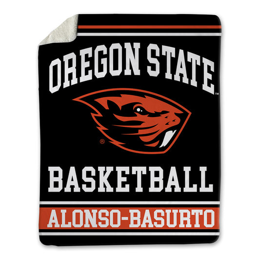 Oregon State - NCAA Women's Basketball : Lara Alonso-Basurto - Blanket-0