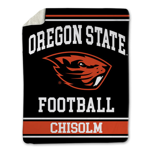 Oregon State - NCAA Football : Xander Chisolm - Blanket-0