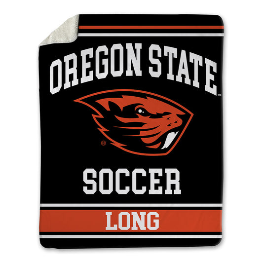 Oregon State - NCAA Women's Soccer : Morgan Long - Blanket-0