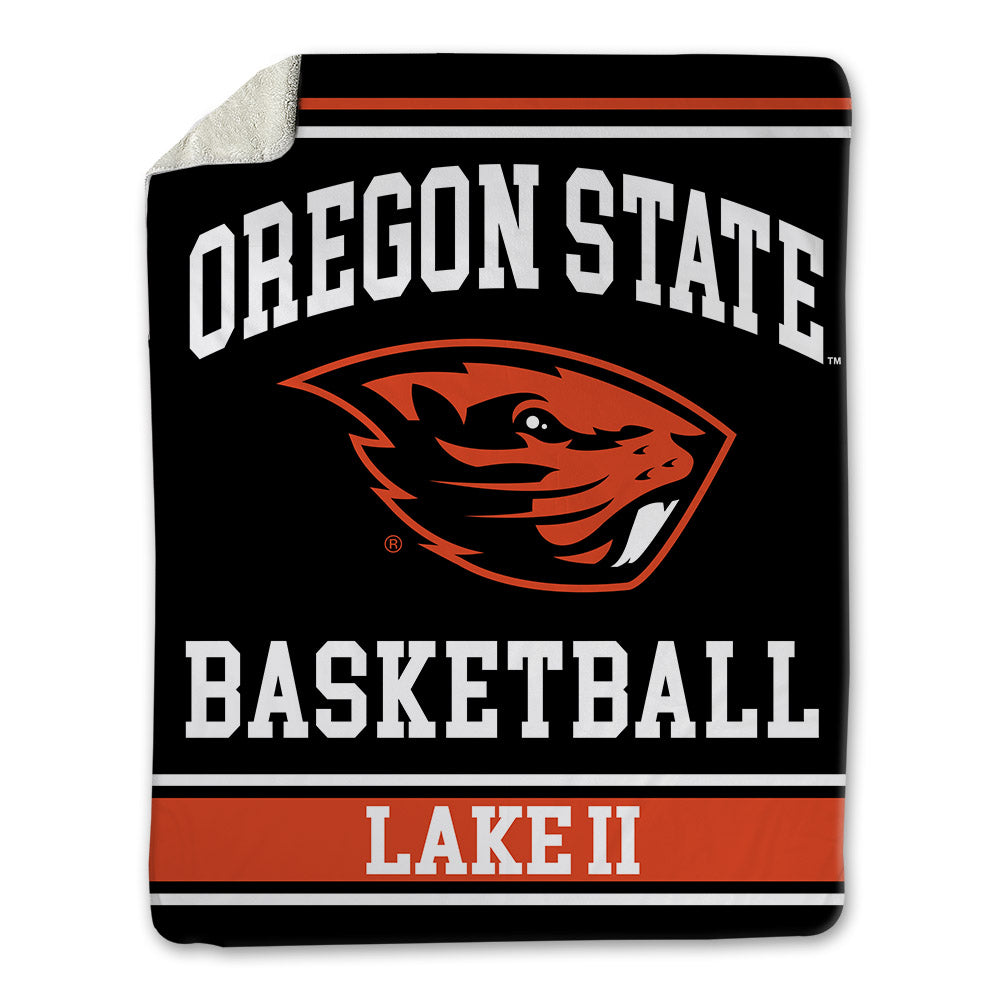 Oregon State - NCAA Men's Basketball : Josiah Lake II - Blanket-0