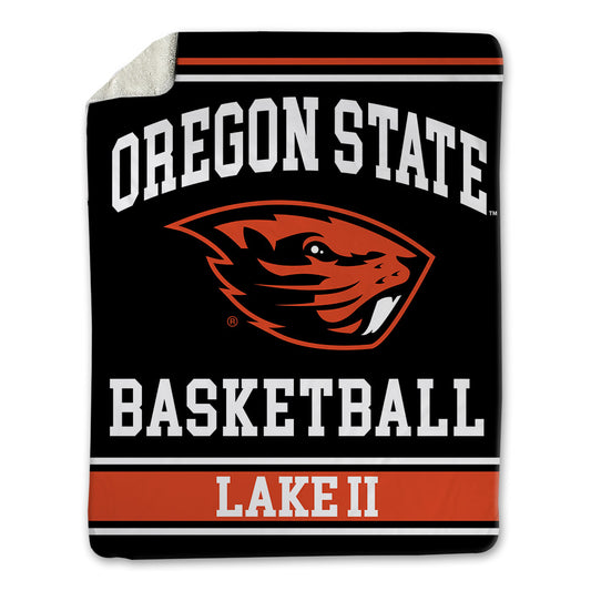 Oregon State - NCAA Men's Basketball : Josiah Lake II - Blanket-0