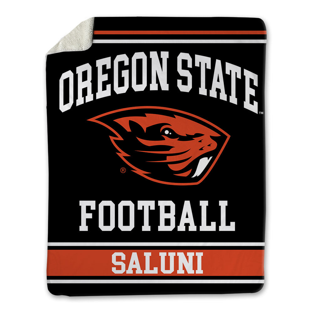 Oregon State - NCAA Football : Semisi Saluni - Blanket-0