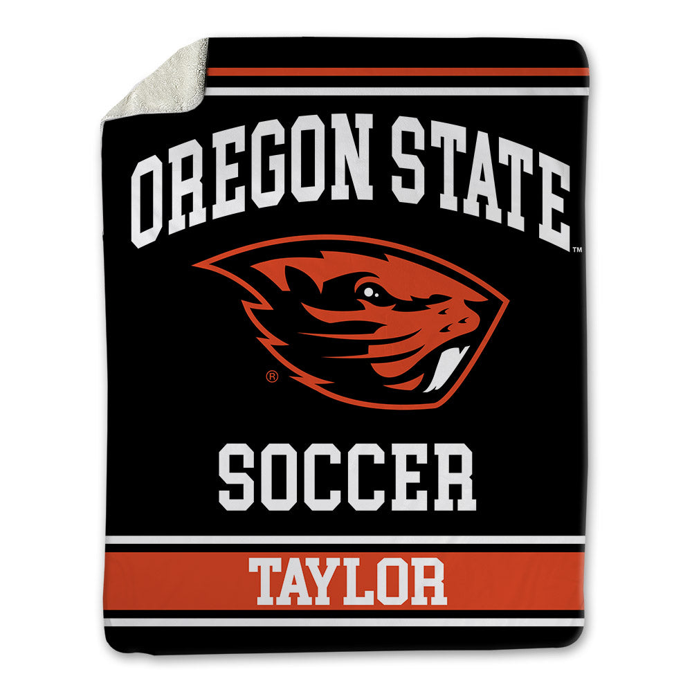 Oregon State - NCAA Women's Soccer : Anna Taylor - Blanket-0