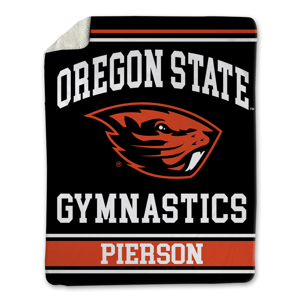 Oregon State - NCAA Women's Gymnastics : Gabby Pierson - Blanket-0
