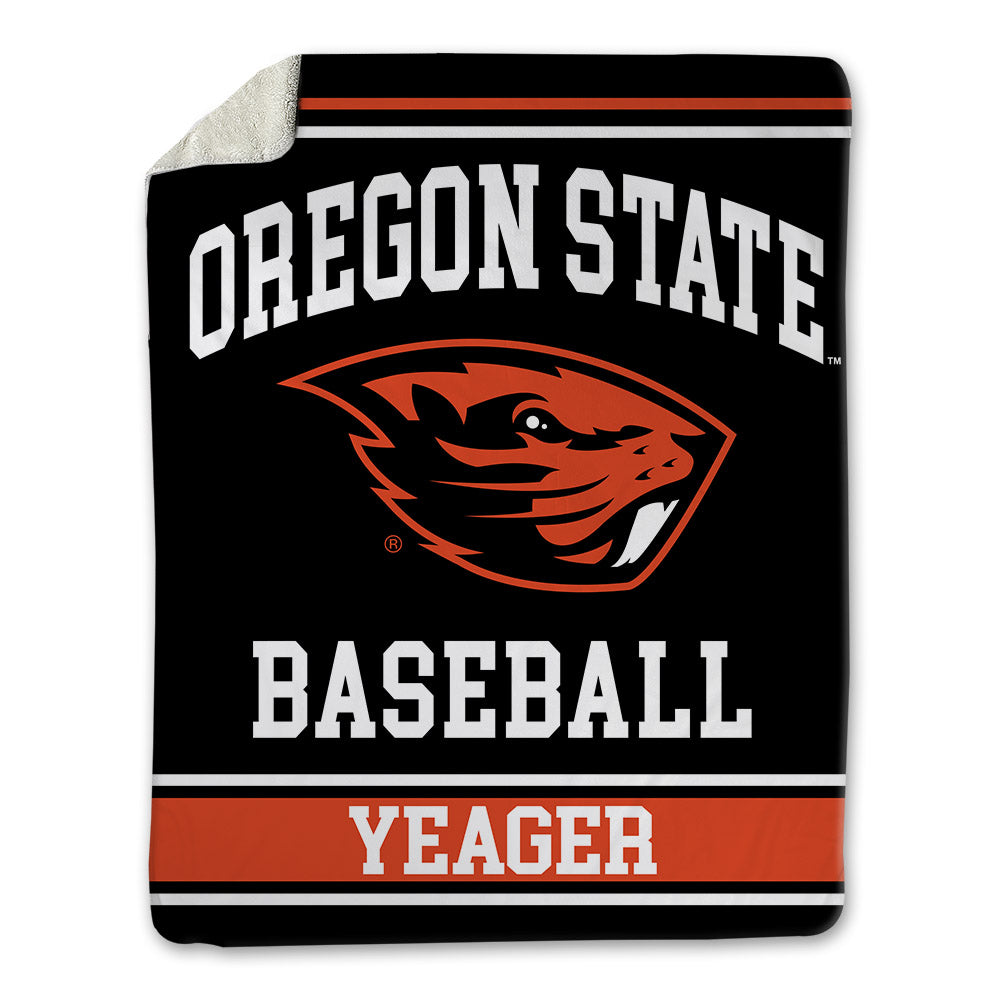 Oregon State - NCAA Baseball : Isaac Yeager - Blanket-0