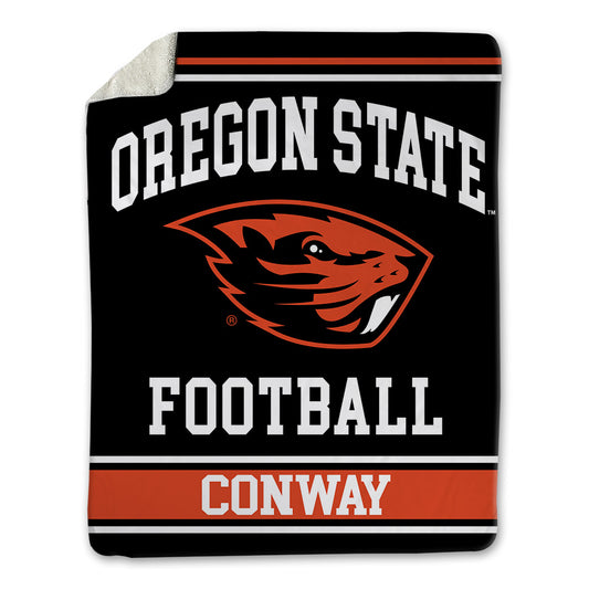 Oregon State - NCAA Football : Maddox Conway - Blanket-0