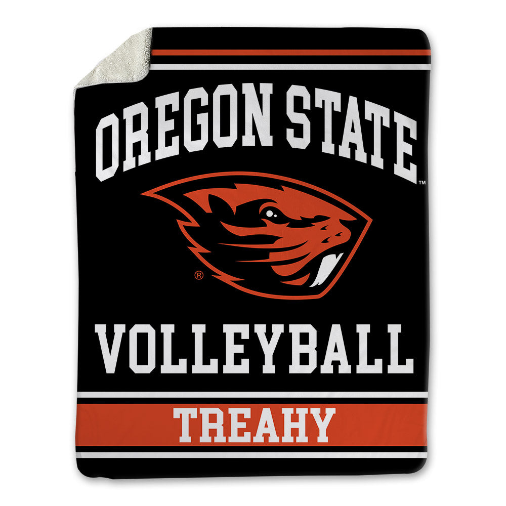 Oregon State - NCAA Women's Volleyball : Taylor Treahy - Blanket-0
